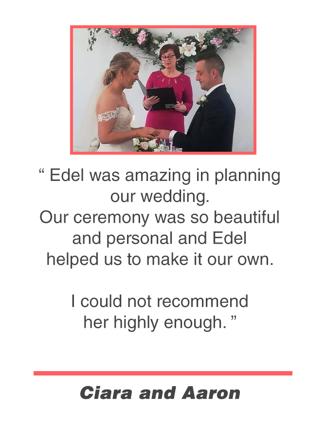 civil wedding ceremony dundalk co. louth by edel o'connell